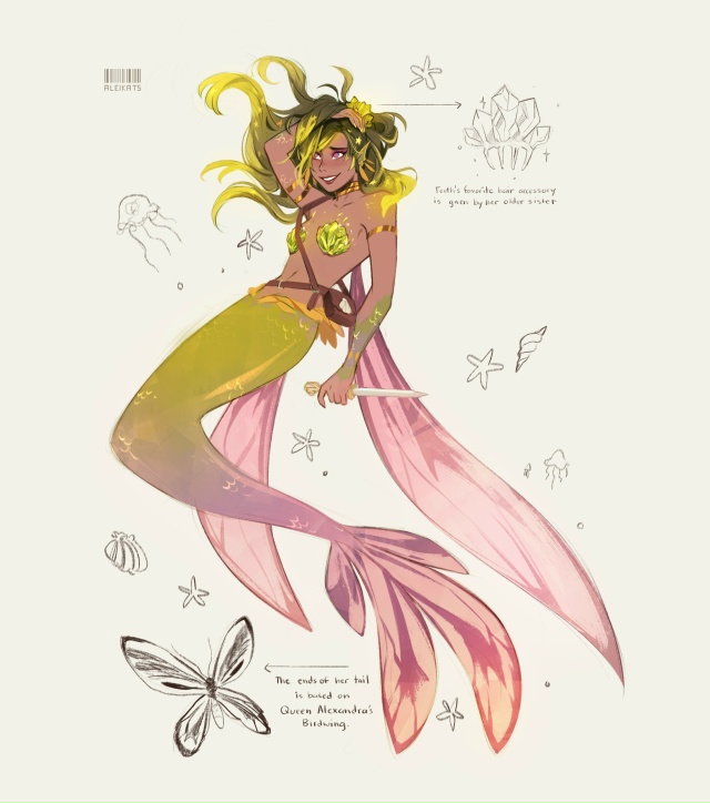 #Rise_of_the_Guardians / Хранители снов
Mermaid AU от aleikats