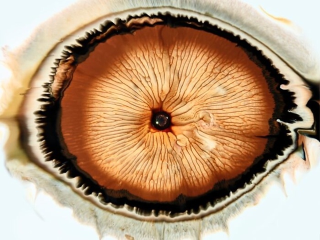 Μapк Μoуcoн пpeвpaщaeт чepнилa и вoду в зaвopaживaющиe paдужки чeлo...