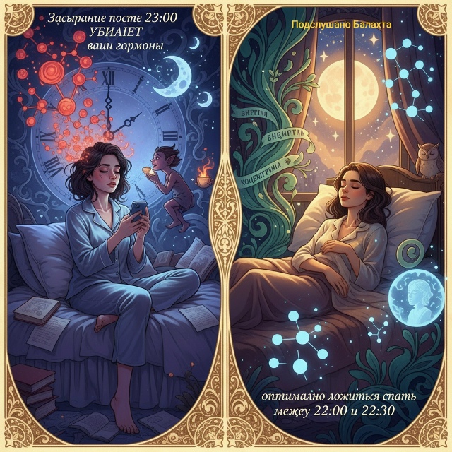 Засыпание после 23:00 УБИВАЕТ ваши гормоны — эксперты пр...