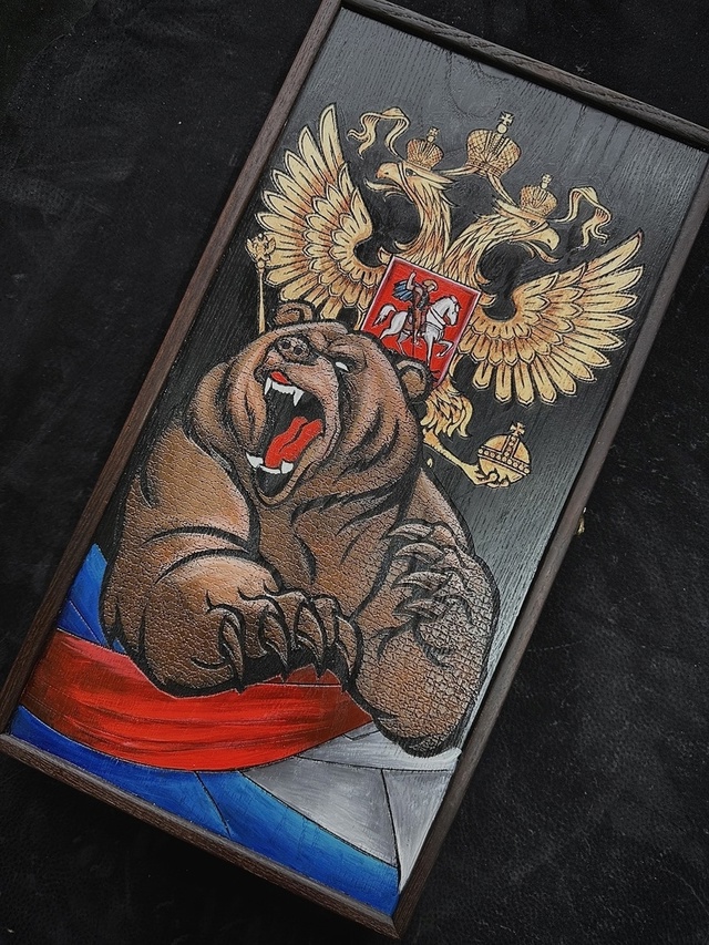 Премиальные нарды с персональной гравировкой и роспис...