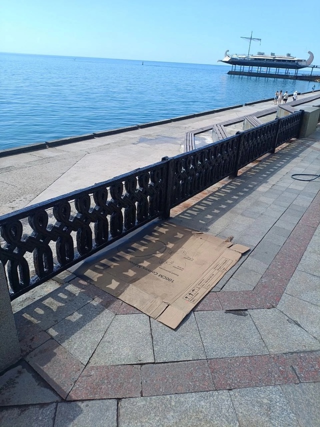 В серые летние будни ялтинцев внесли немного ярких кра...