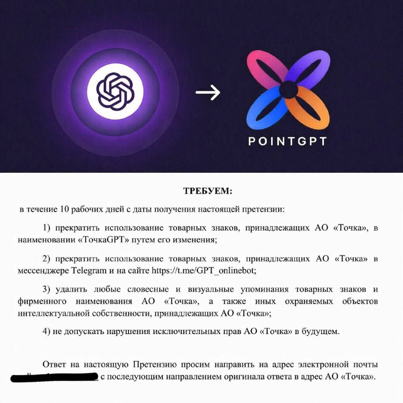 Точка Банк «попросил» нас сменить имя ☕️
У нас бот @ТочкаGPT
Работал, рос, собирал аудиторию.
А по