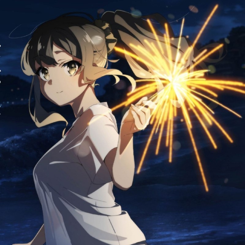 Одна искра под ночным небом
Постер с персонажем к новой полнометражке по аниме "Этот глупый свин не