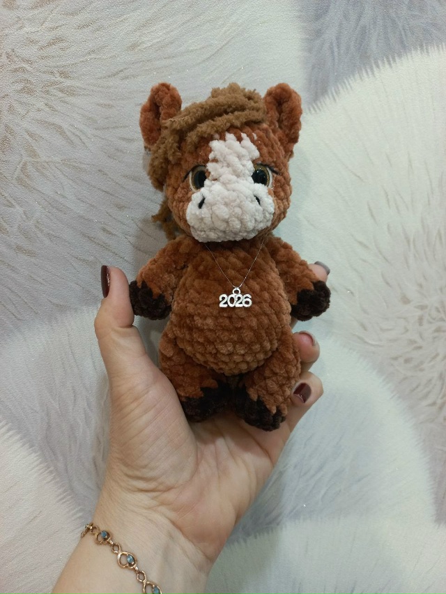 🐎 Символ удачи 2026 года — плюшевые лошадки ручной рабо...