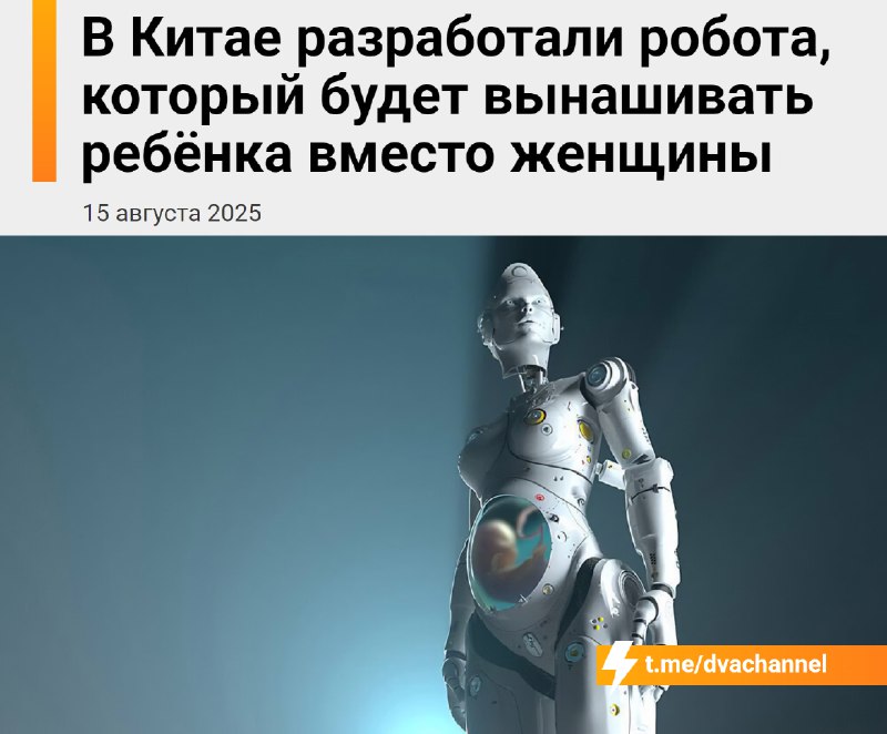 Вумен В С Ё: в Китае разрабатывают человекоподобного робота с искусственной маткой, который сможет в
