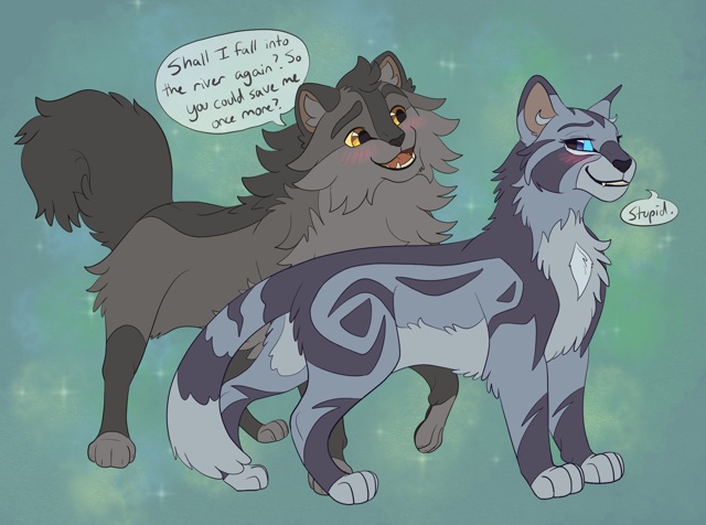 — Может, мне снова упасть в реку? Чтобы ты могла спасти ...