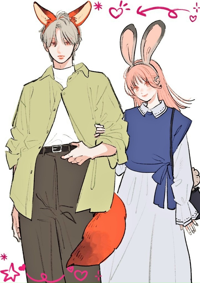 #Yubisaki_to_Renren / Любовь с кончиков пальцев
Персонажи 