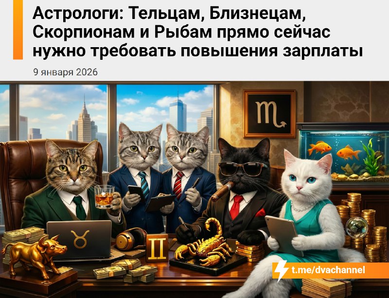 Астрологи советуют Тельцам, Близнецам, Скорпионам и Рыбам требовать прибавку к зарплате прямо сейчас