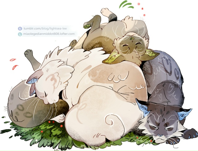 Тростинка, Белохвост и Уголек
© lightsea-lee
#KV_ZZ_ART