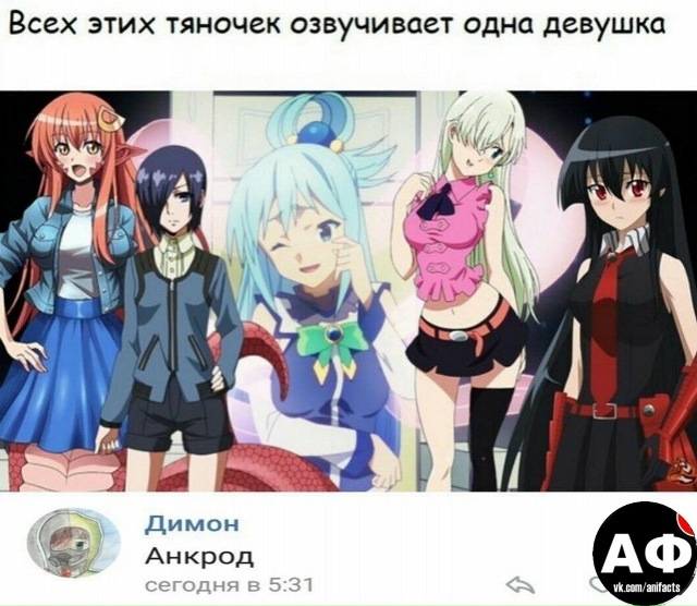 аниме факты