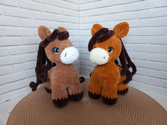 🐎 Символ удачи 2026 года — плюшевые лошадки ручной рабо...