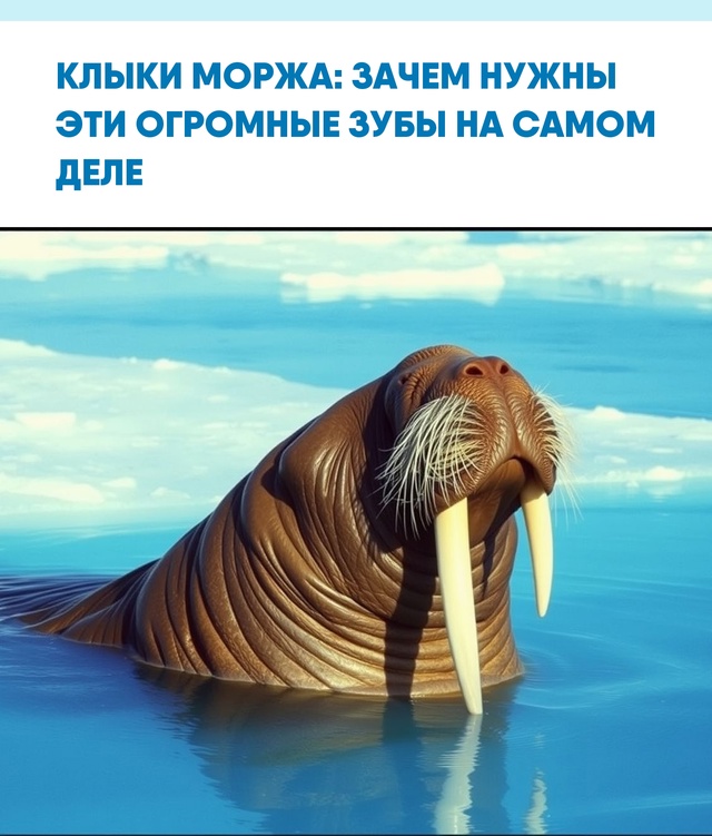 Моржи — пример того, как устройства для адаптации стан...