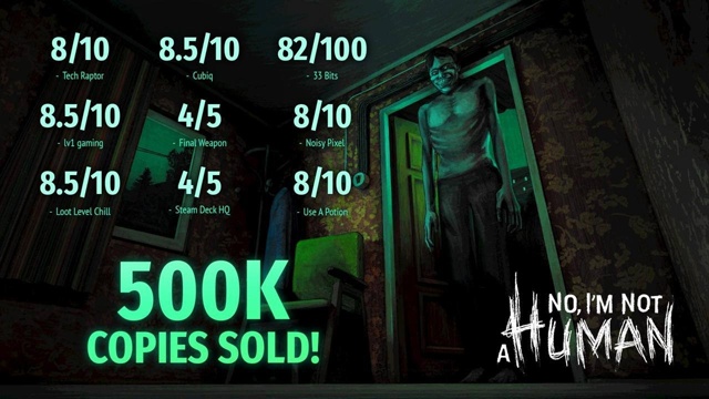 Продажи российской игры No I'm Not a Human достигли 500 тыс. коп?...