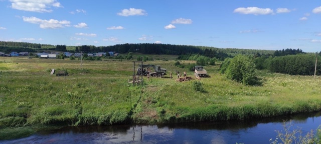 ? Началось восстановление моста через реку Юг между п...