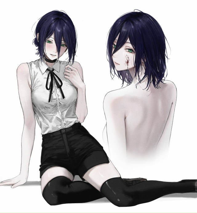 #Chainsaw_Man / Человек-бензопила
Взрывной ночки с Резе от ai...