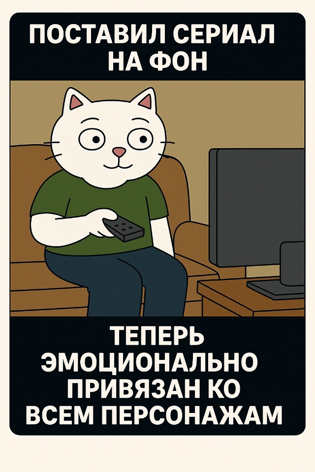 Хотел просто включить что-то, пока занимаюсь делами.
А ?...