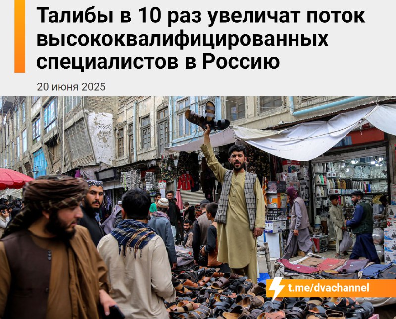«Талибан» отправит в Россию тысячу рабочих — договорённость о десятикратном увеличении потока афганс