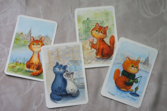 Кто еще не видел раменских котиков?
Местная художница...