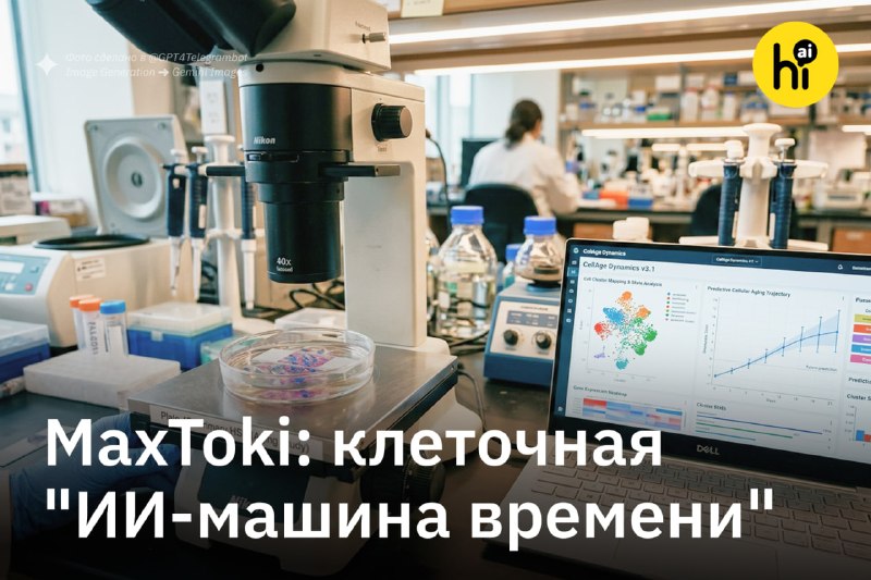 🔄 ИИ научился предсказывать старение клеток
Ученые из Gladstone Institutes и NVIDIA представили Max