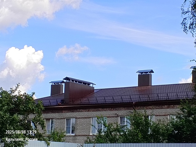 В Кальтино ремонт и замена крыши