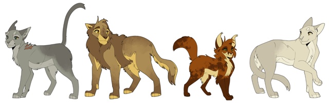 Синяя Звезда, Львиногрив, Ярохвост и Буран
© birdsong
#KV_ZZ_A...