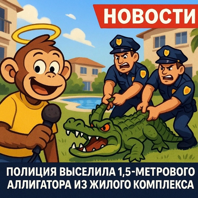 Безумные приколы
В жилых комплексах Флориды всегда ве?...