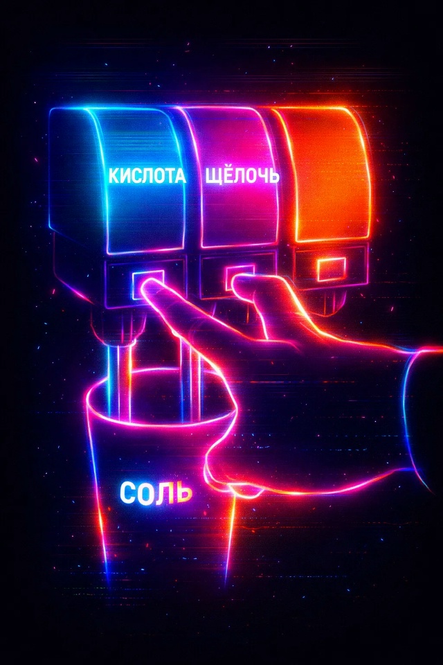 Так-то должно получится соль плюс вода