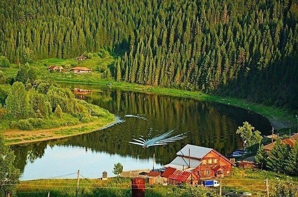 Река Чусовая, посёлок Кын, Пермский край