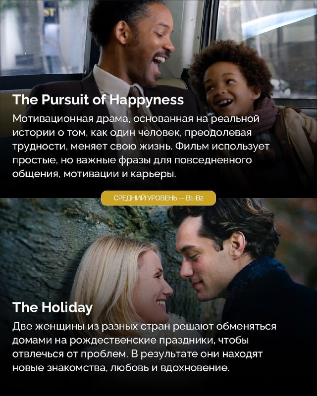 Ловите список фильмов, которые помогут вам прокачать английский — от начального до высокого уровня