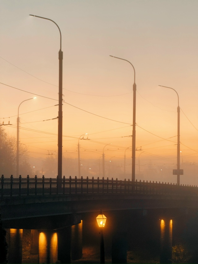 Туман в Рыбинске ❤️ 📷 Сергей Чекалов