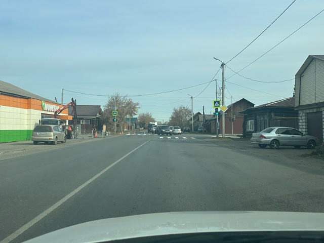 Шумилова Первомайская ставят светофоры