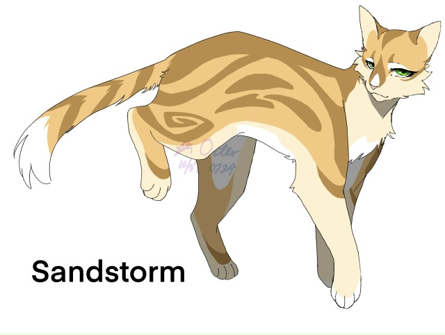 Огнезвезд, Песчаная Буря, Листвичка и Белка
© octer_0724
#KV...