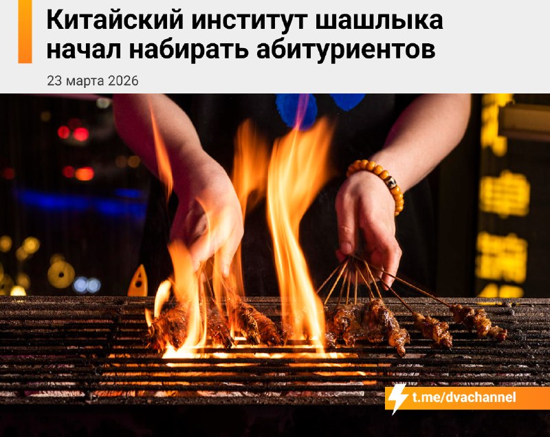 В Китае заработал «Шашлычный универ» — он открылся при местном НИИ шашлыка
Обучение длится три года