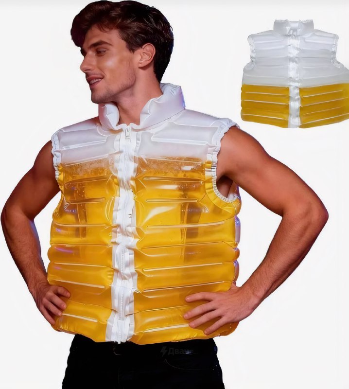 На российских маркетплейсах начали продавать пивной жилет на весну за 2500 рублей
Внутрь можно зали