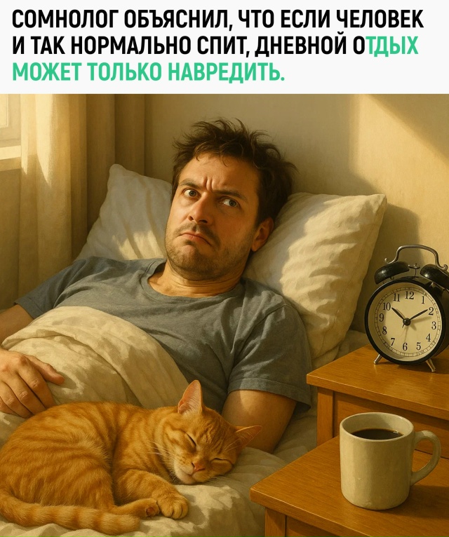 Сон — единственная сфера, где переизбыток заботы реал?...