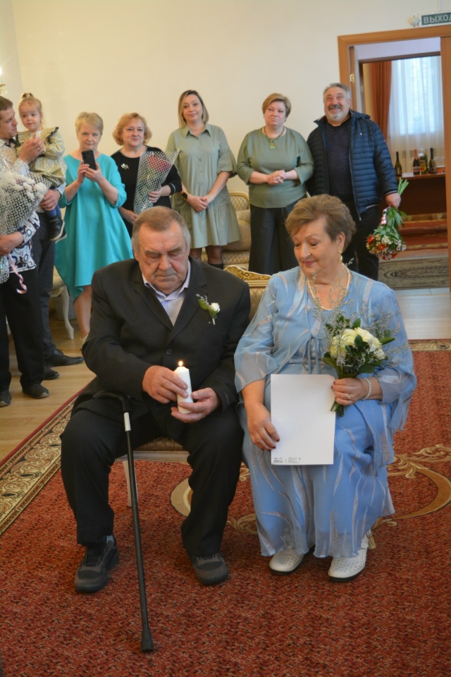 💍Супружеская пара из Смоленска отметила золотую свад...