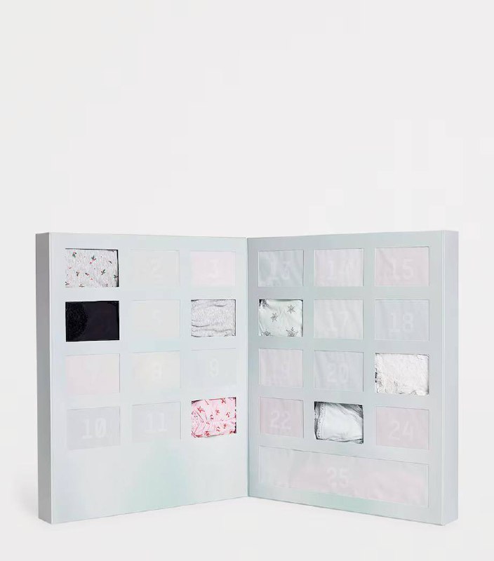 Адвент-календарь с трусами выпустила Ким Кардашьян — в нем есть трусы на каждый день и даже стринги