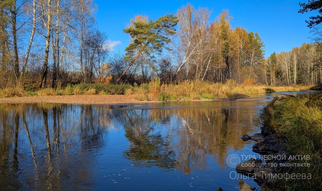 Река Тура осенним, солнечным днём!
Тишина, спокойствие,...