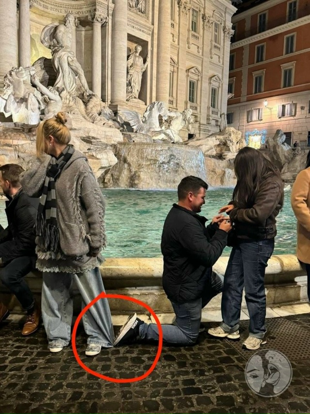 В Риме произошла сцена, достойная романтического филь?...