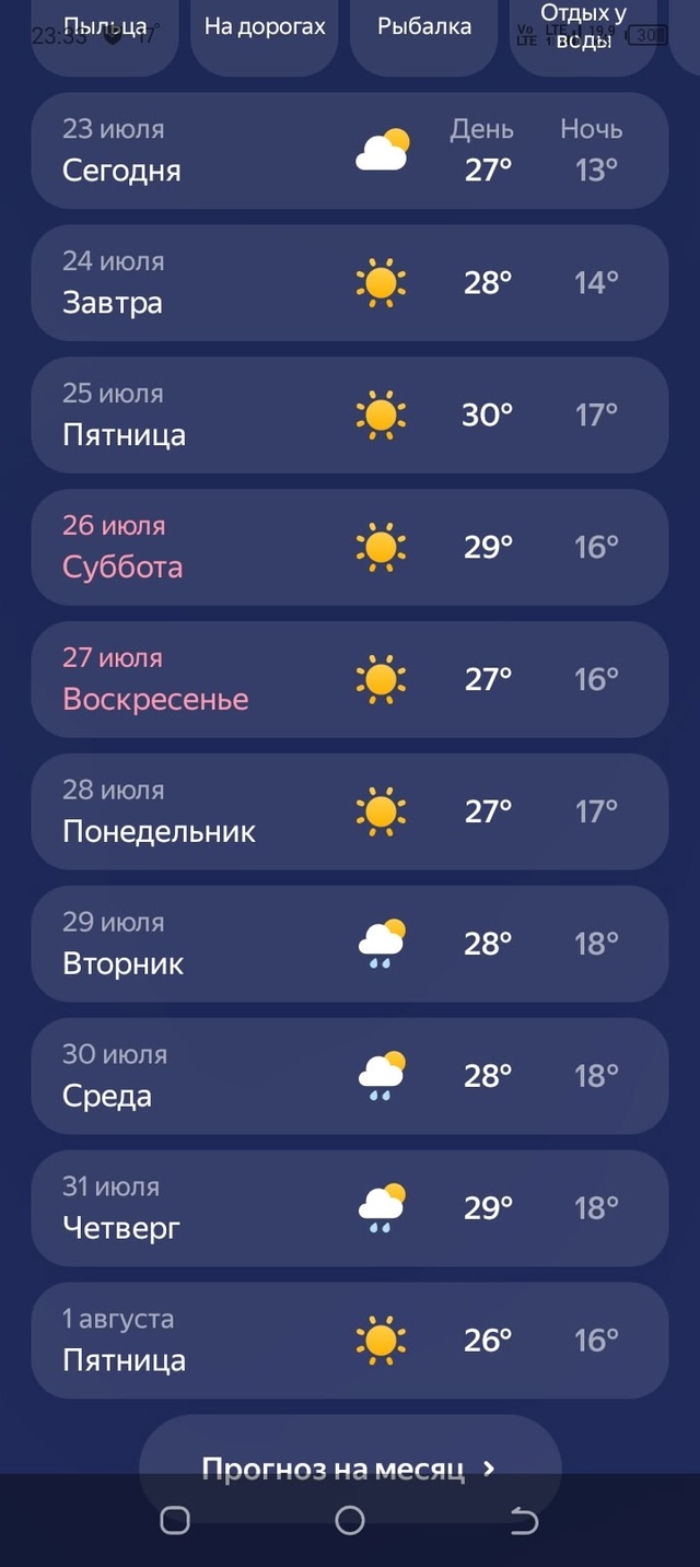 Как вам лето???