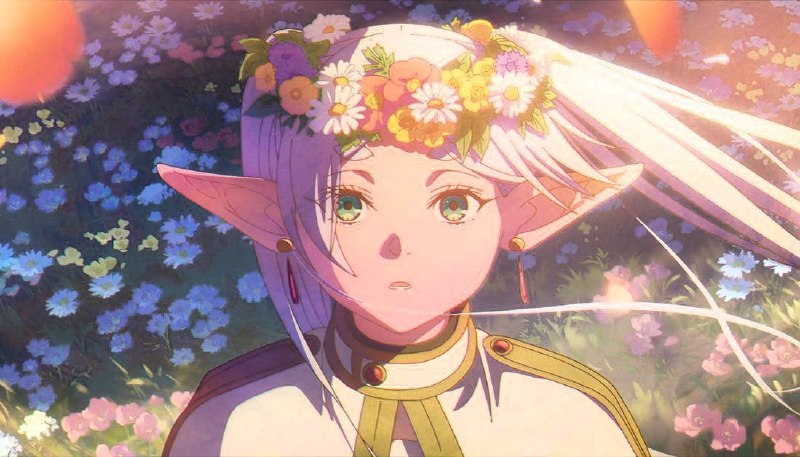 🍃Эндинг 2 сезона аниме «Провожающая в последний путь Фрирен» был полностью создан вручную.
Художниц