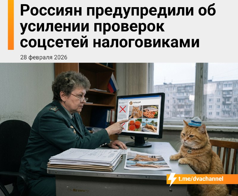 ❗️Налоговая теперь жёстче мониторит соцсети россиян в поисках левых доходов, выяснили юристы
Нейрон
