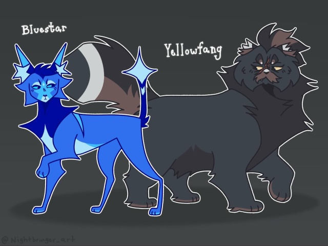 Синяя Звезда и Щербатая
© Nightbringer
#KV_ZZ_ART