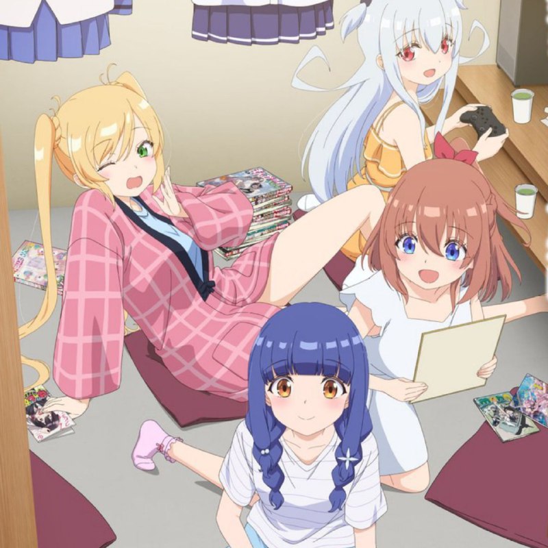 Уютные будни
С 11 апреля начнется показ аниме по манге "Жизнь в манга-кафе!" (Ichijouma Mankitsugur