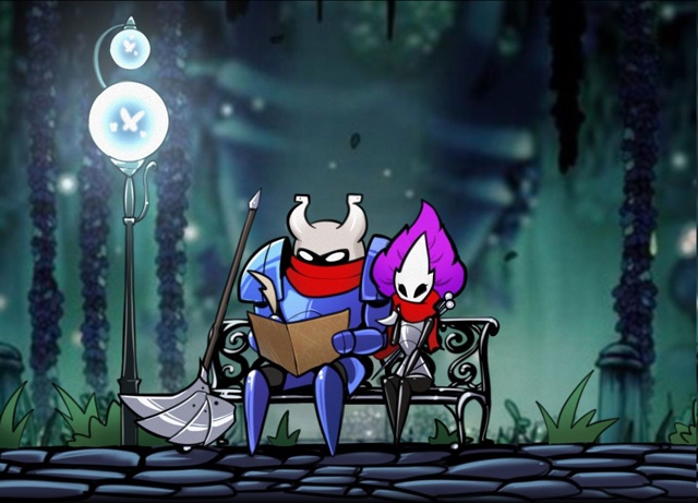Кроссовер Hollow Knight Silksong и Warhammer 40k.