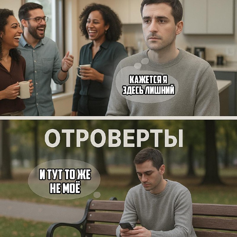 Учёные выделили новый тип личности — отроверты.
Они находятся где-то между интровертами и экстраве