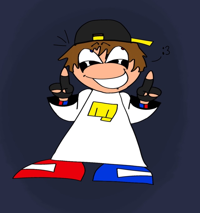 я ему наушники забыла нарисовать