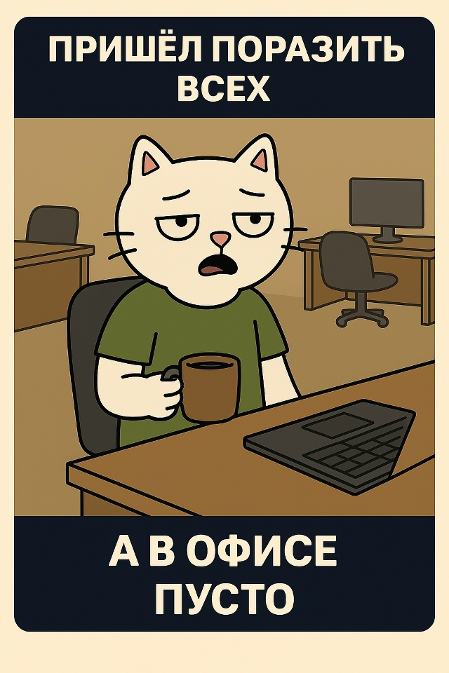 Хотел показать дисциплину и продуктивность.
А в итоге ?...