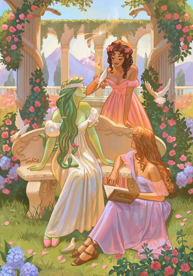 #Art_девушки
Нежнятина от Toshia_San_art