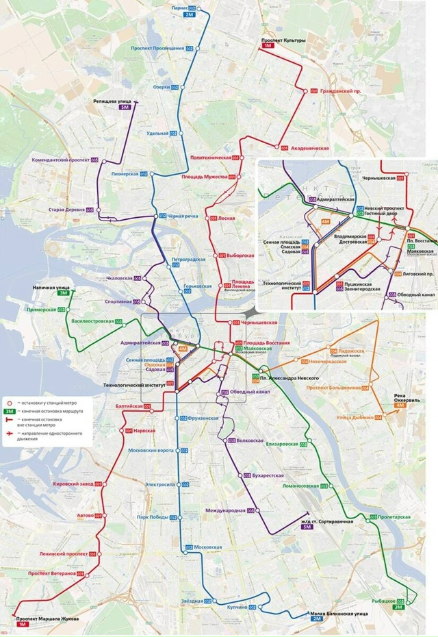 Ночные маршруты Петербурга.
С 2012 по 2020 год в Санкт-Пете...